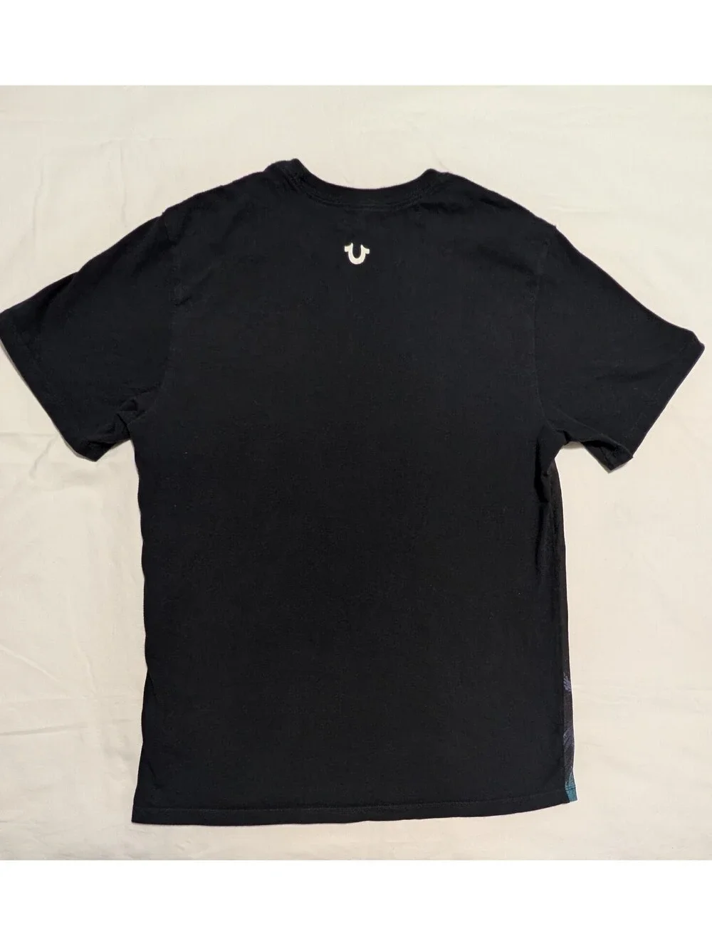 True Religion Men's Sunset City Buddha Tee Print Graphic Shirt Black S